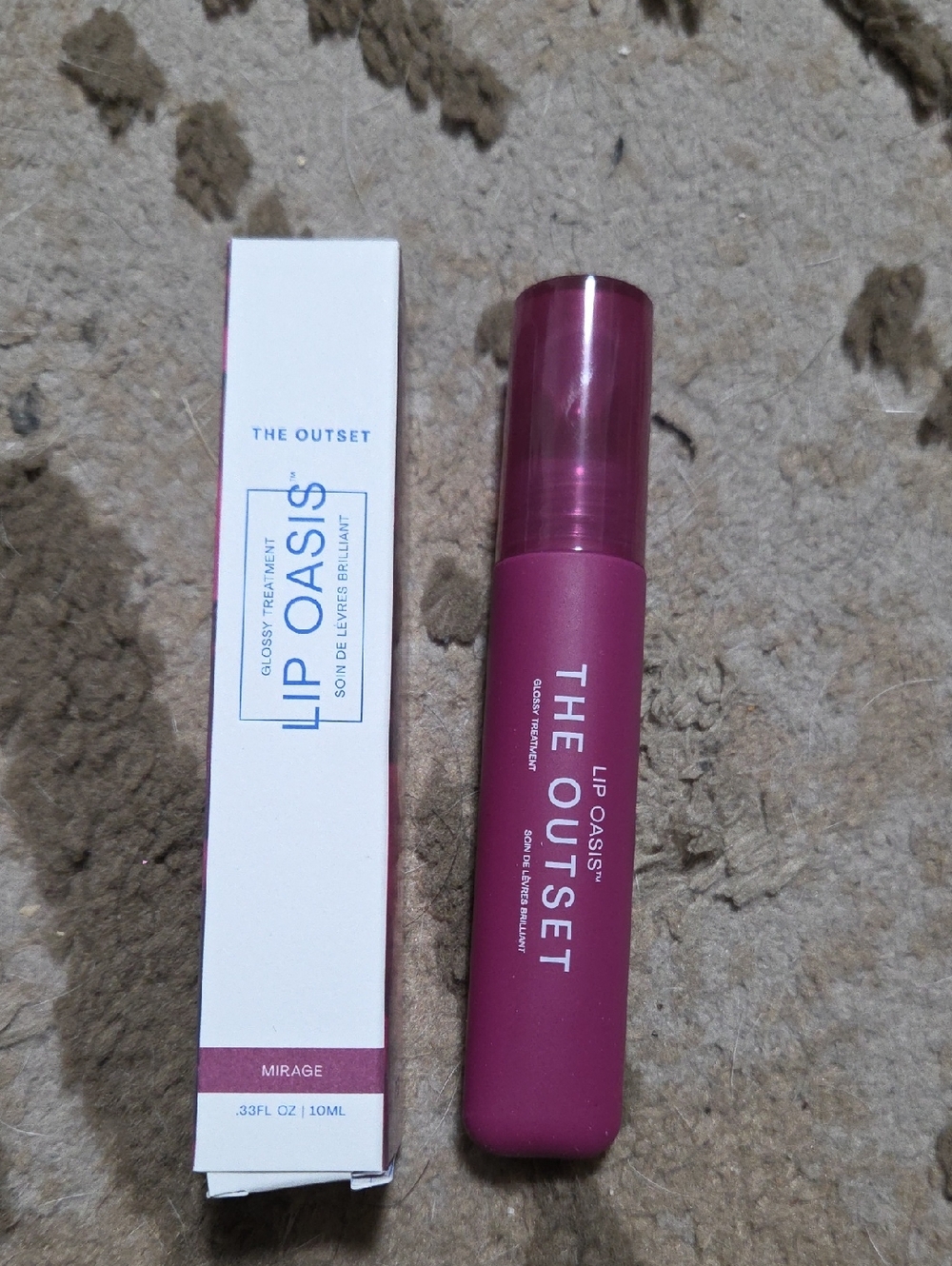 The Outset Lip Oasis Glossy Treatment — Mirage Pink